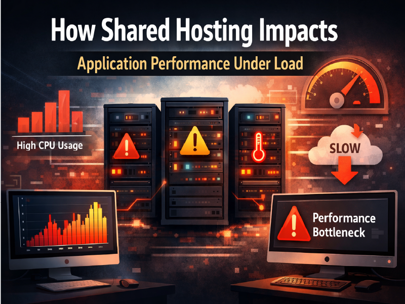 Shared Hosting Impact on Application Performance Under Load - Easydealr Commerce How Shared Hosting Impacts Application Performance Under Load
